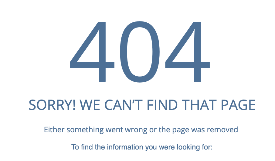 You have arrived at a 404 page. To view our product documentation, click the button below